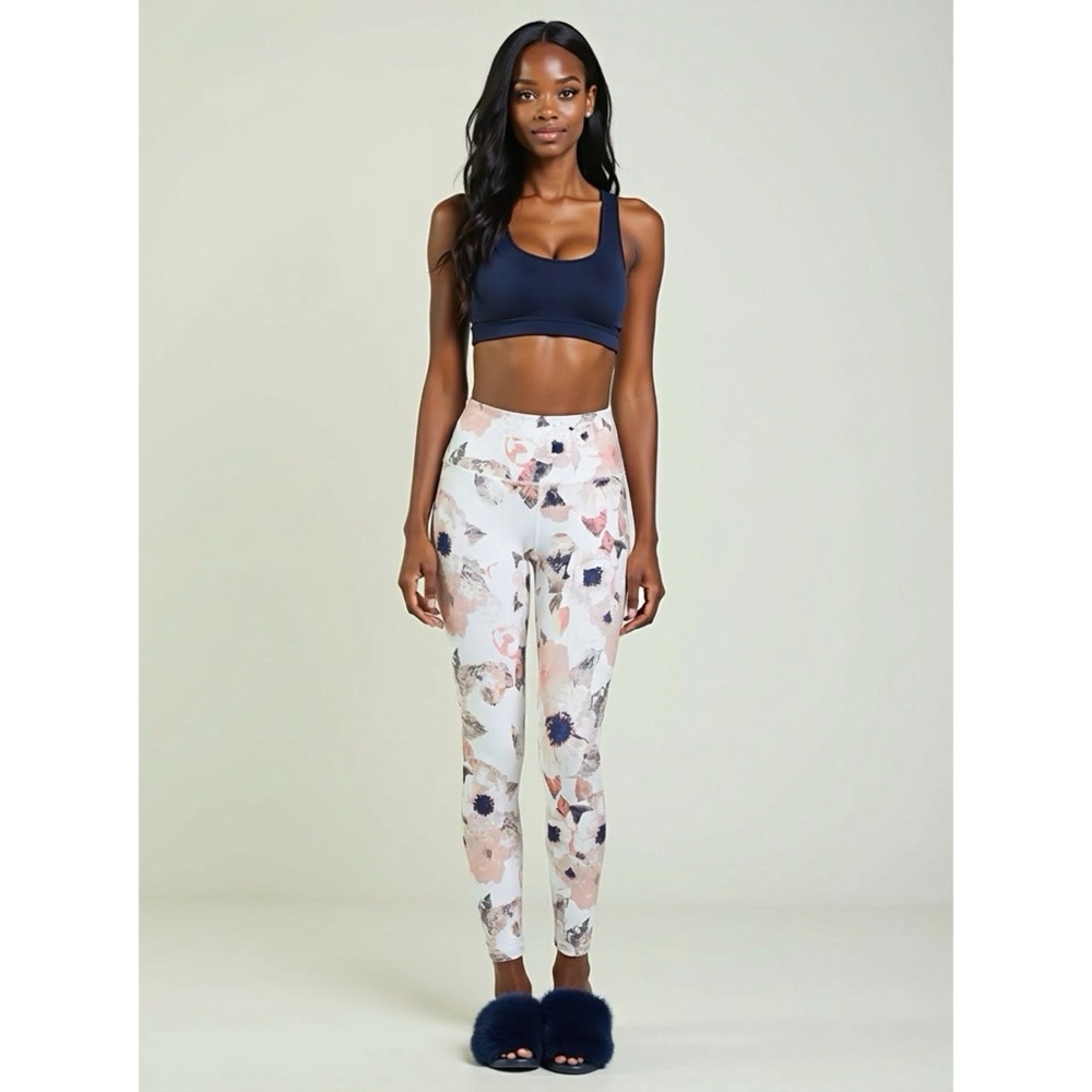 Apana Floral Ankle Crop Leggings - Size S - FREE SHIPPING on Bundles $85+